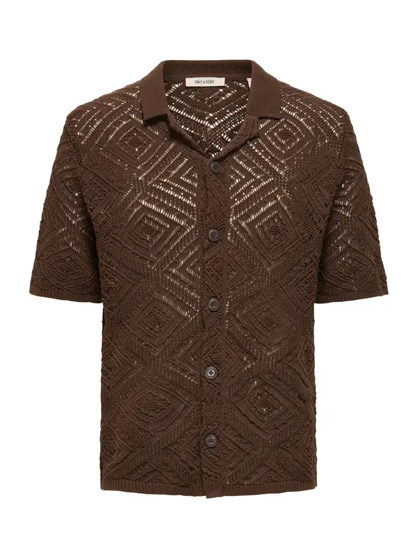 Only & Sons Only & Sons Kardigan 'ONSKolmar'  tamno smeđa