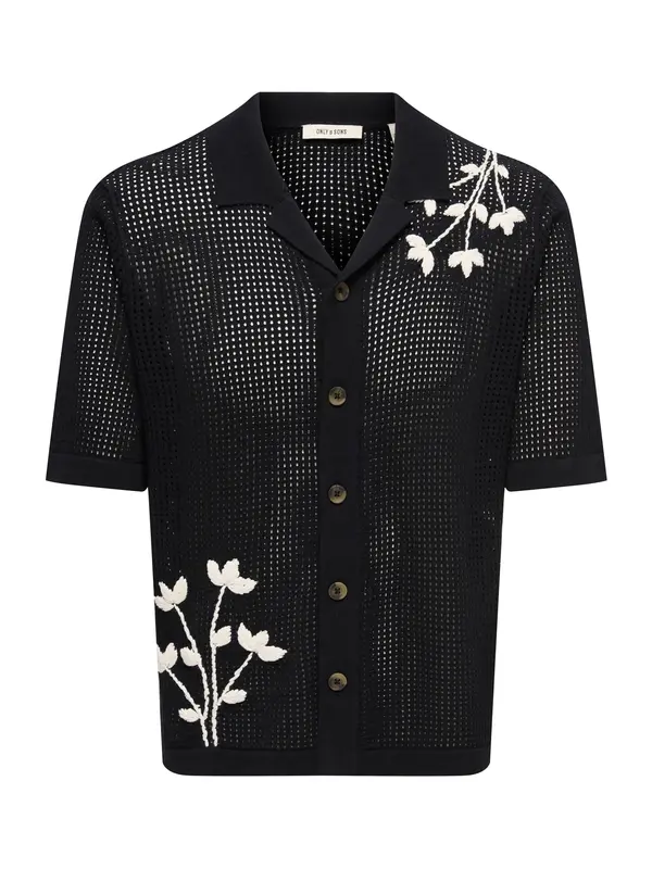 Only & Sons Only & Sons Kardigan 'ONSTEGAN'  crna / bijela