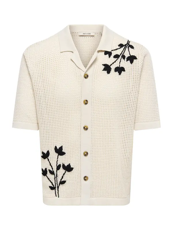 Only & Sons Only & Sons Kardigan 'ONSTEGAN'  svijetlosiva / crna