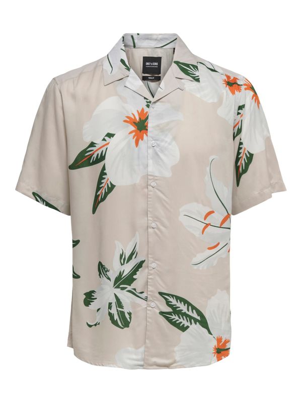 Only & Sons Only & Sons Košulja 'Dan'  srebrno siva / bež siva / tamno zelena / ciglasto crvena / bijela