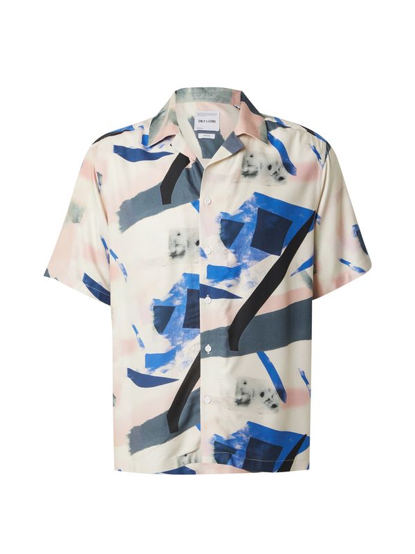 Only & Sons Only & Sons Košulja 'ONSDASH'  plava / mornarsko plava / lila / crna