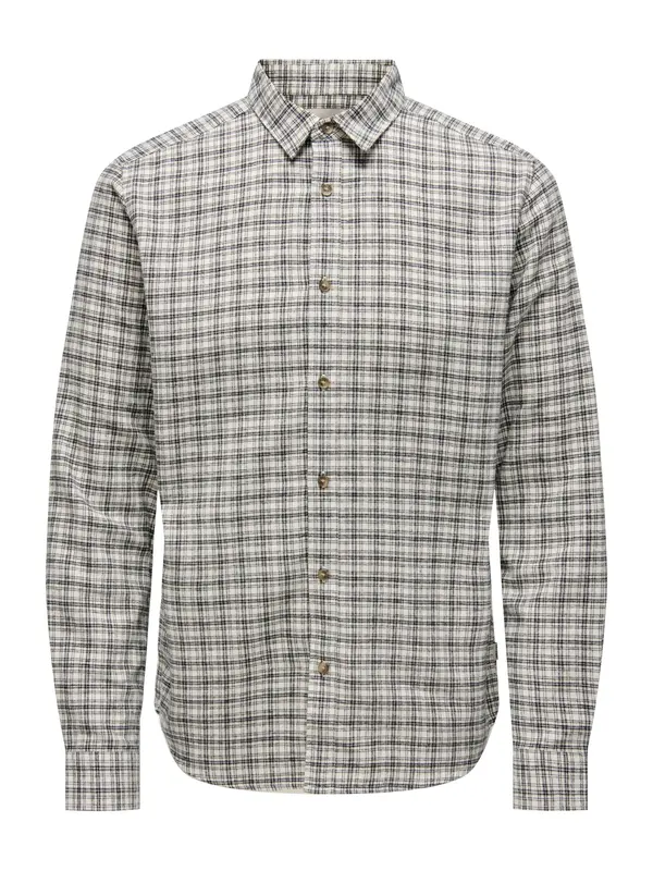 Only & Sons Only & Sons Košulja 'ONSGudmund'  crna / bijela