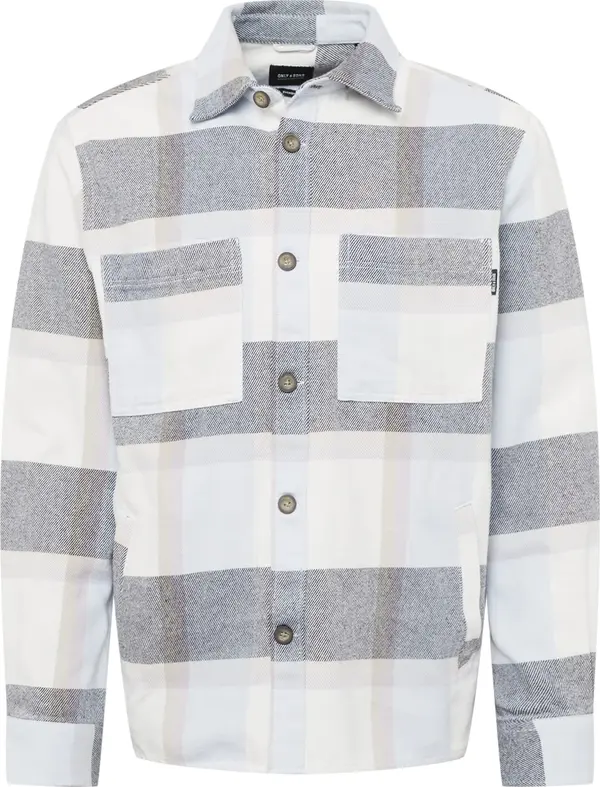 Only & Sons Only & Sons Košulja 'ONSQuin'  noćno plava / svijetloplava / pastelno roza / bijela