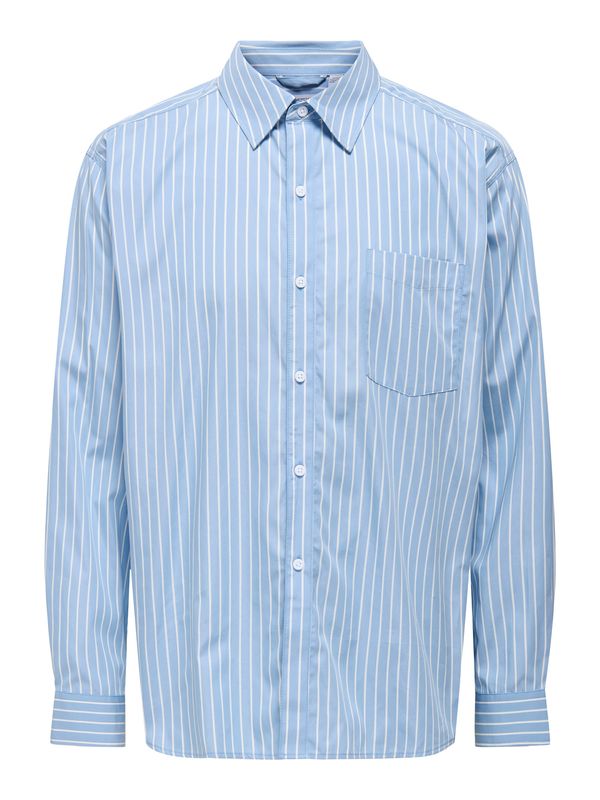 Only & Sons Only & Sons Košulja  svijetloplava / bijela