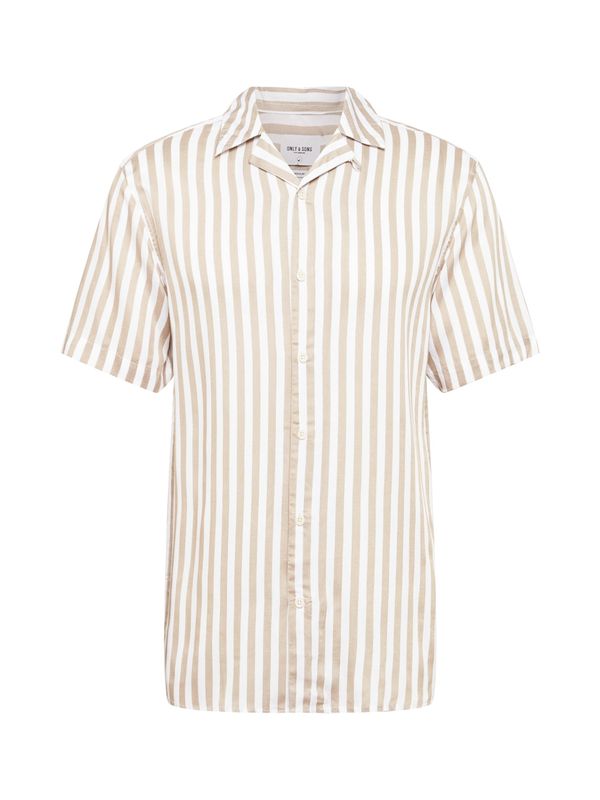 Only & Sons Only & Sons Košulja 'Wayne'  sivkasto zelena / bijela