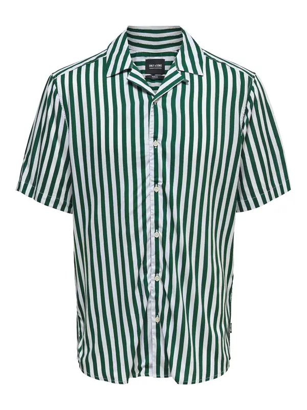 Only & Sons Only & Sons Košulja 'Wayne'  tamno zelena / bijela