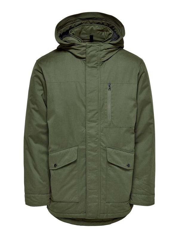 Only & Sons Only & Sons Lagana parka 'Elliot'  maslinasta
