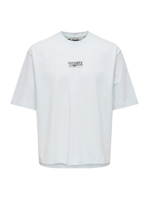 Only & Sons Only & Sons Majica 'ONSCASTROL'  pastelno plava / siva / antracit siva