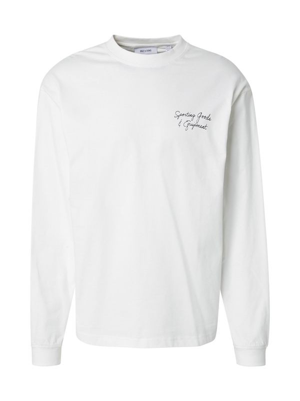 Only & Sons Only & Sons Majica 'ONSDERRIL'  svijetlosiva / crna / bijela