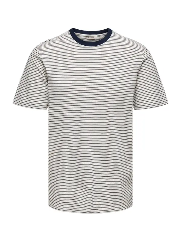 Only & Sons Only & Sons Majica 'ONSFRED'  boja pijeska / tamno plava