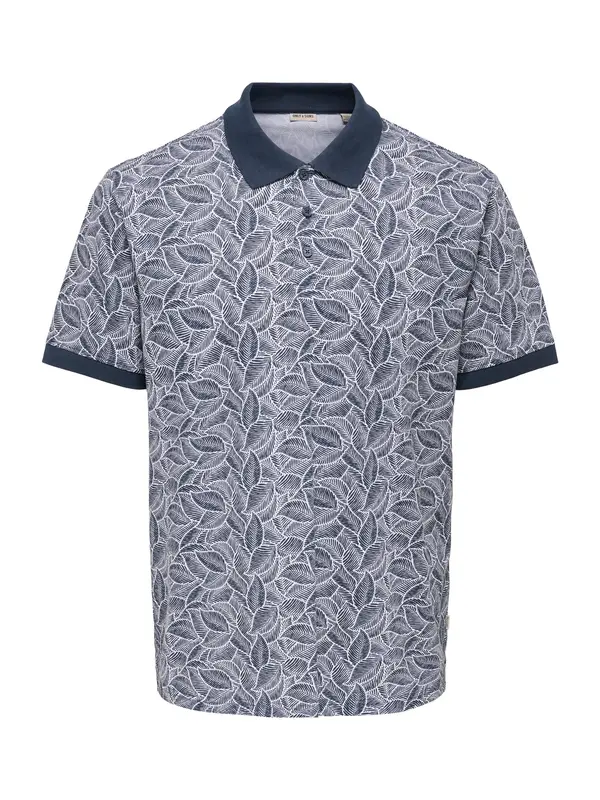 Only & Sons Only & Sons Majica 'ONSJASON'  mornarsko plava / bijela
