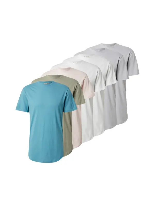 Only & Sons Only & Sons Majica 'ONSJEFF'  azur / svijetlosiva / kaki / roza / bijela