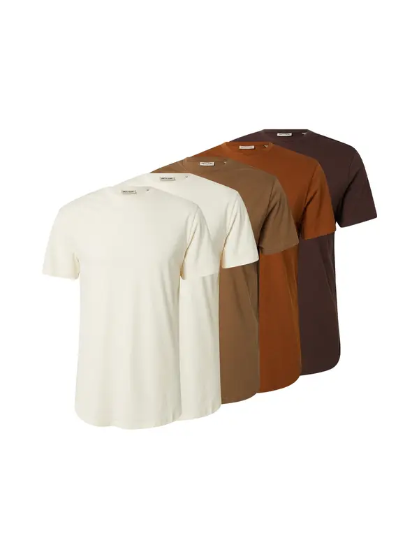Only & Sons Only & Sons Majica 'ONSJEFF'  smeđa / konjak / svijetlosmeđa / tamno smeđa