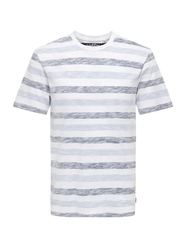 Only & Sons Only & Sons Majica 'ONSMATHI'  mornarsko plava / opal / bijela