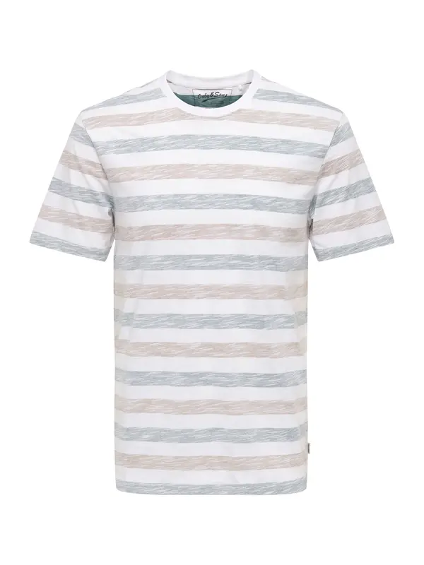 Only & Sons Only & Sons Majica 'ONSMATHI'  smeđa / petrol / bijela
