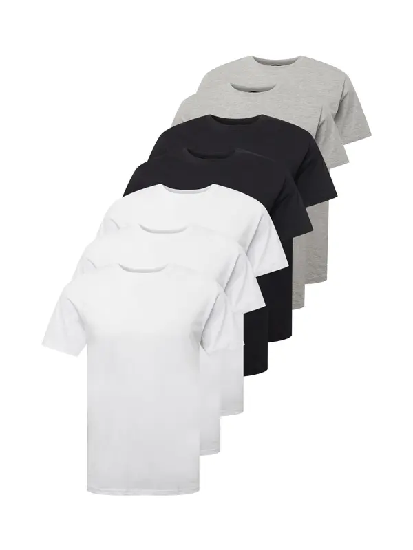 Only & Sons Only & Sons Majica 'ONSMatt'  siva melange / crna / bijela