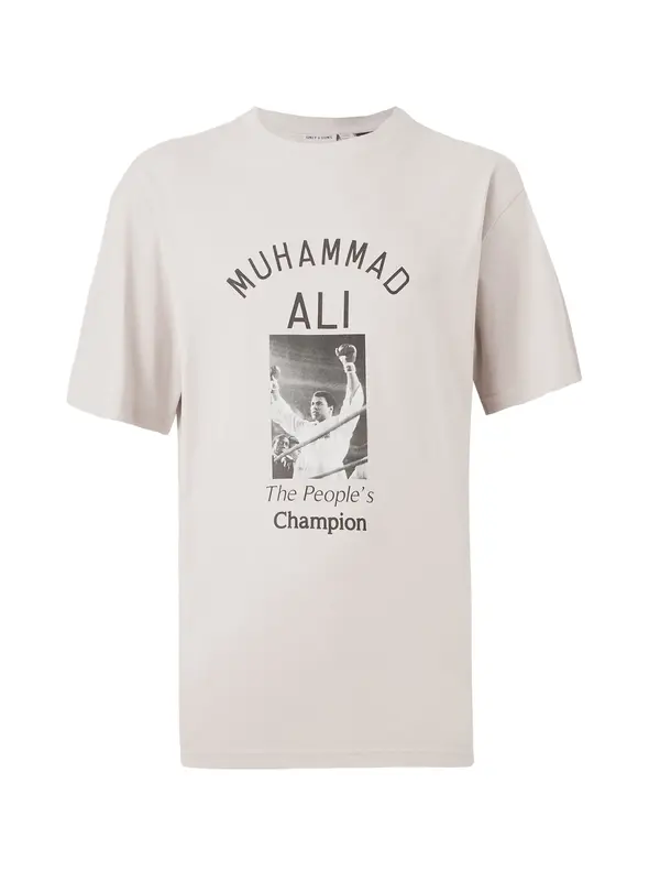 Only & Sons Only & Sons Majica 'ONSMUHAMMAD ALI'  antracit siva / bež siva