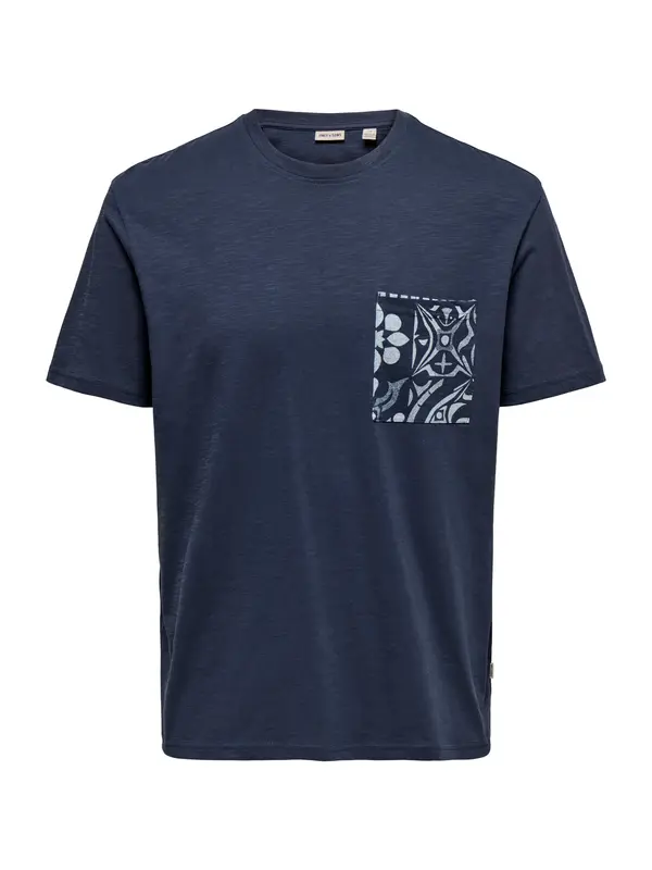 Only & Sons Only & Sons Majica 'ONSPERRY'  golublje plava / plava melange