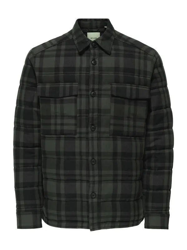 Only & Sons Only & Sons Prijelazna jakna 'ONSGudmund'  kraljevski zelena / crna