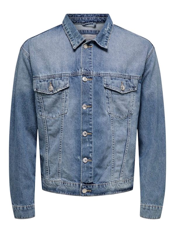 Only & Sons Only & Sons Prijelazna jakna 'ONSJUST'  plavi traper