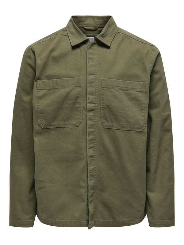 Only & Sons Only & Sons Prijelazna jakna 'ONSLEDGER'  maslinasta