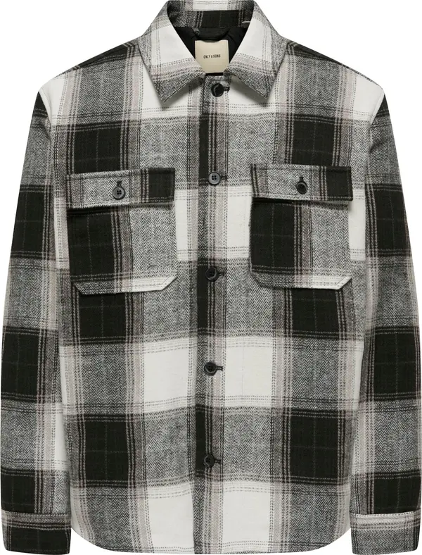 Only & Sons Only & Sons Prijelazna jakna 'ONSZack'  crna / bijela