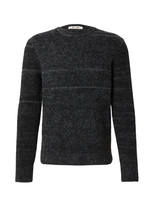 Only & Sons Only & Sons Pulover  crna melange