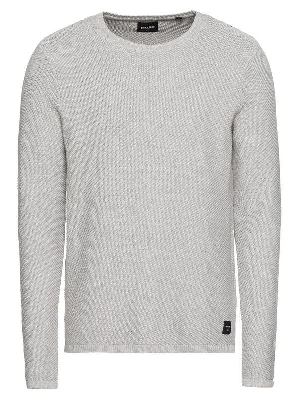 Only & Sons Only & Sons Pulover 'DAN'  svijetlosiva
