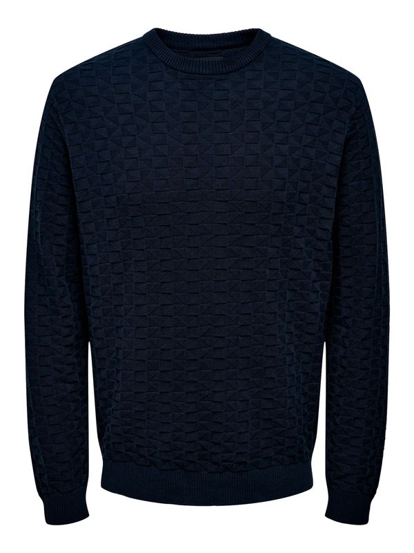 Only & Sons Only & Sons Pulover 'Kalle'  mornarsko plava