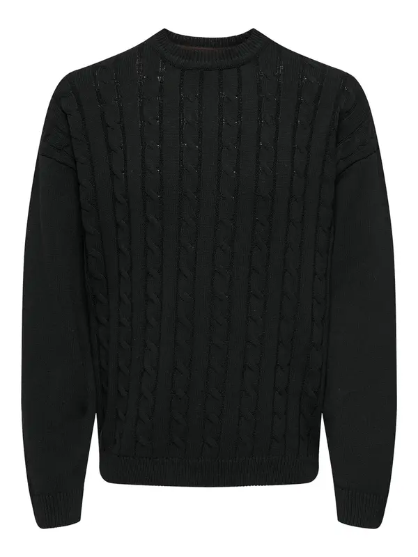 Only & Sons Only & Sons Pulover 'Lamard'  crna