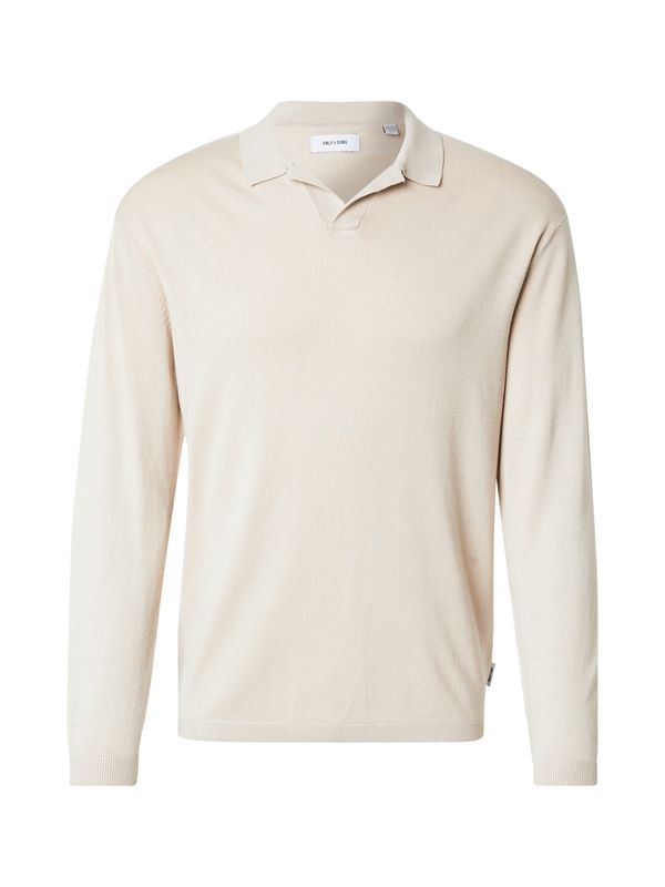 Only & Sons Only & Sons Pulover 'ONSADRIAN'  bež siva