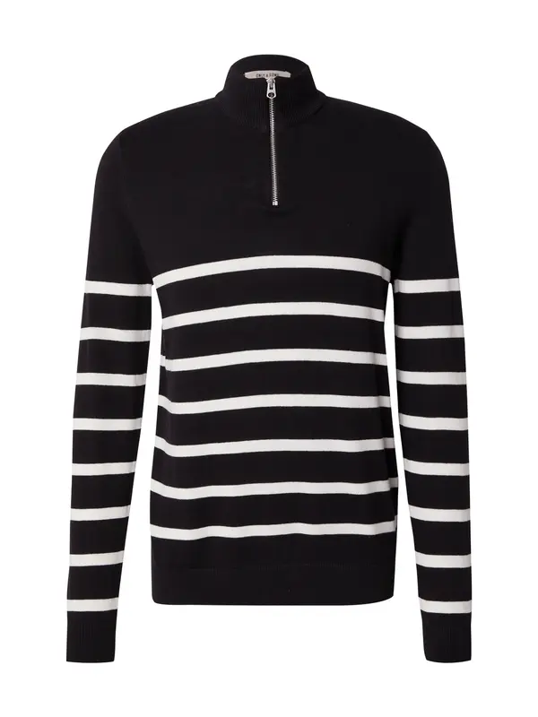 Only & Sons Only & Sons Pulover 'ONSALEX'  crna / bijela