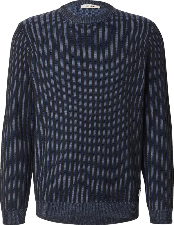 Only & Sons Only & Sons Pulover 'ONSBRANT'  azur / crna