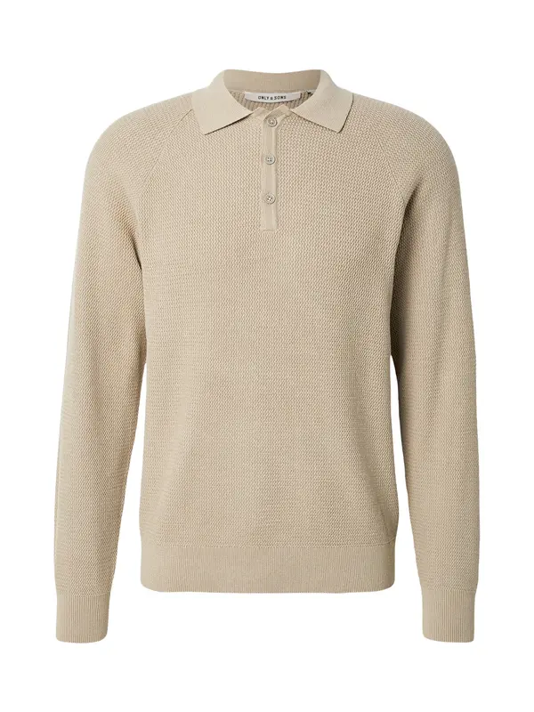 Only & Sons Only & Sons Pulover 'ONSBRUCE'  sivkasto bež