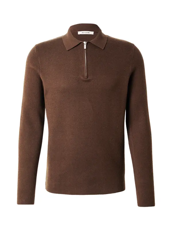 Only & Sons Only & Sons Pulover 'ONSCOOPER'  smeđa