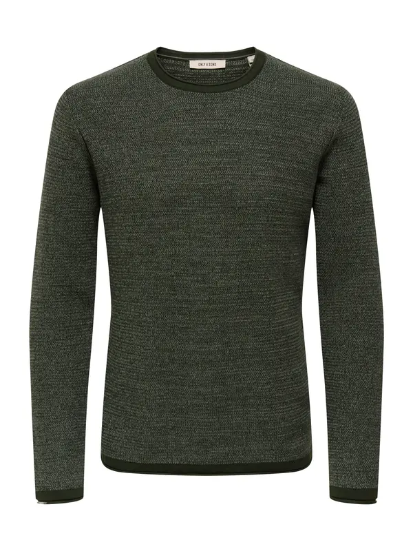 Only & Sons Only & Sons Pulover 'ONSERIC'  zelena melange
