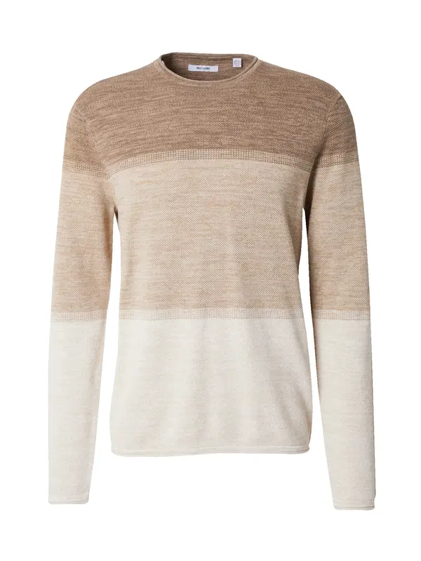 Only & Sons Only & Sons Pulover 'ONSFelix'  bež melange / taupe siva / svijetlosiva