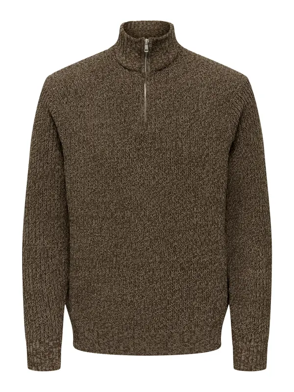 Only & Sons Only & Sons Pulover 'ONSJoin'  smeđa melange