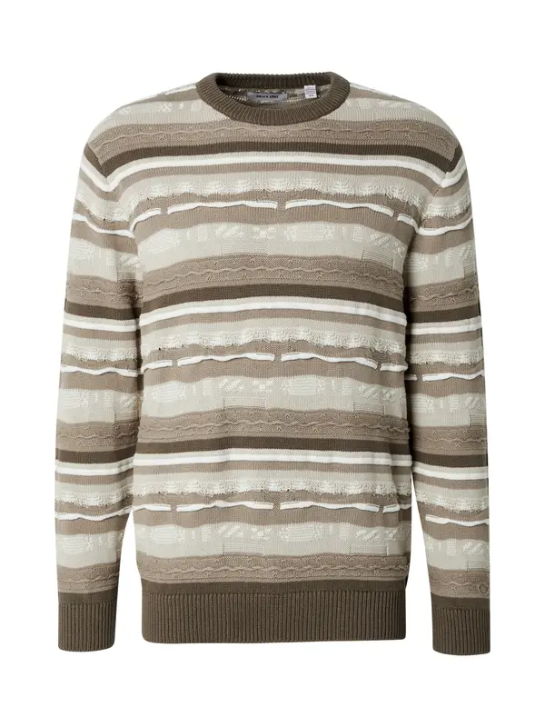 Only & Sons Only & Sons Pulover 'ONSLUCKER'  taupe siva / bež siva / bijela