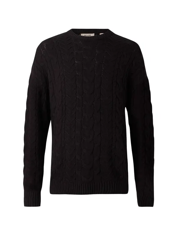 Only & Sons Only & Sons Pulover 'ONSMACK'  crna