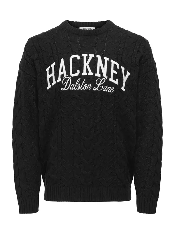 Only & Sons Only & Sons Pulover 'ONSMack'  crna / bijela