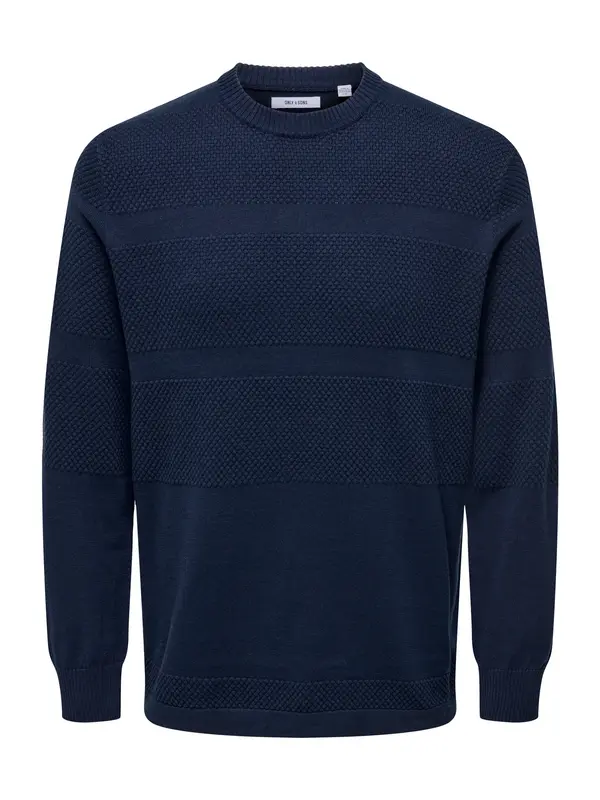 Only & Sons Only & Sons Pulover 'ONSMALIK'  mornarsko plava