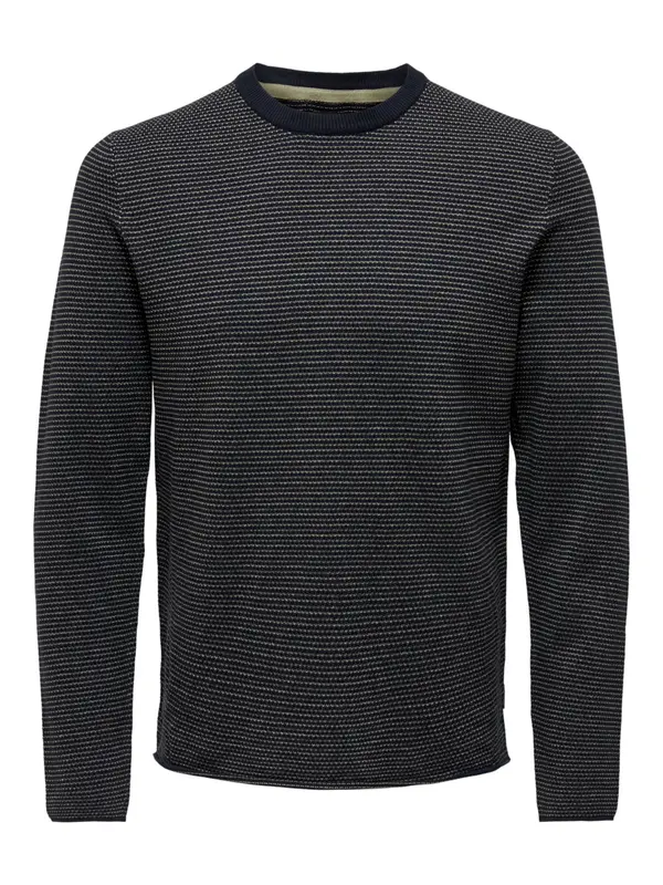 Only & Sons Only & Sons Pulover 'ONSNiguel'  pijesak / tamno plava