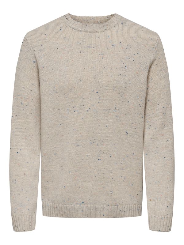 Only & Sons Only & Sons Pulover 'ONSRICKY'  plava / svijetloplava / srebrno siva / roza