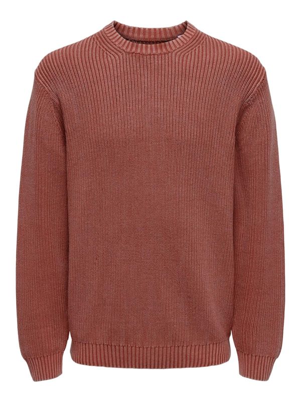 Only & Sons Only & Sons Pulover 'ONSROSU'  burgund