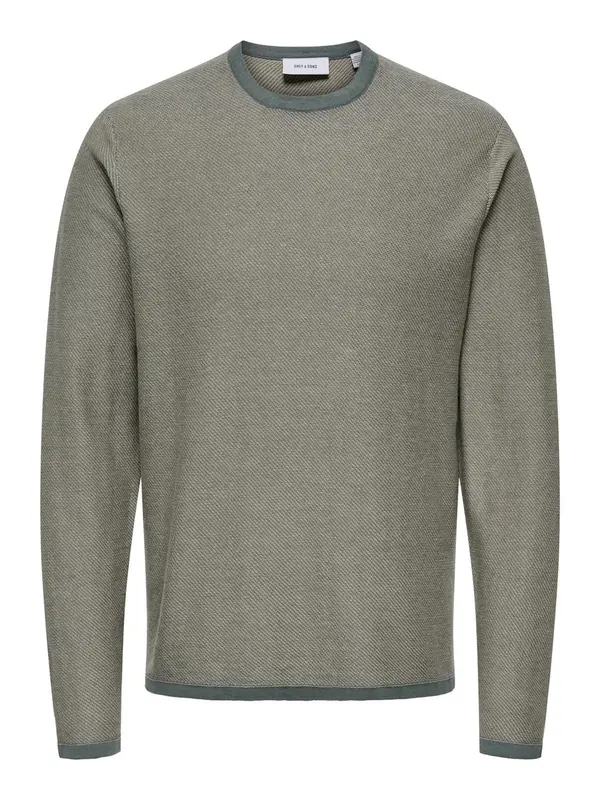 Only & Sons Only & Sons Pulover 'ONSTimmy'  smaragdno zelena / kivi zelena