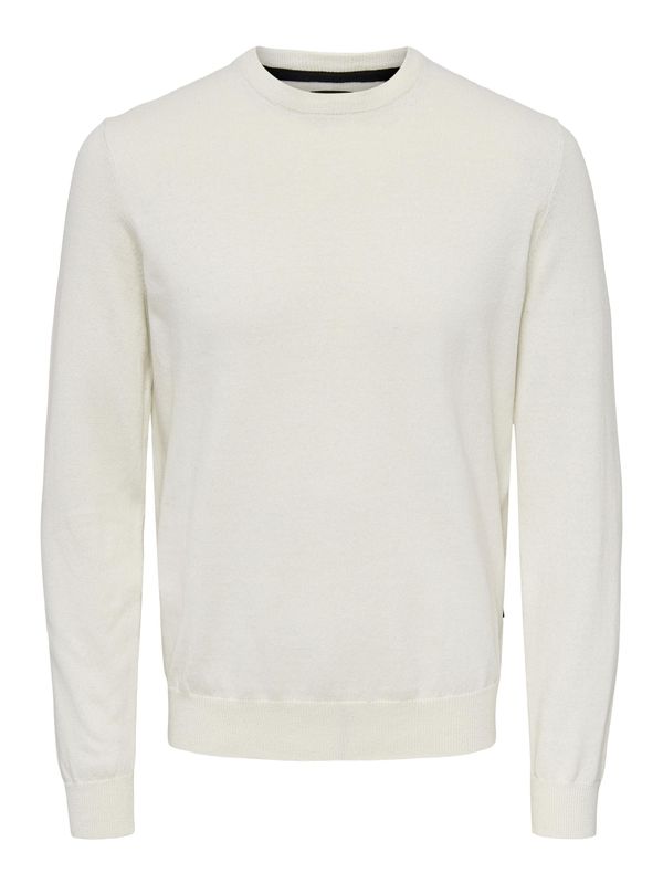 Only & Sons Only & Sons Pulover 'REX'  prljavo bijela