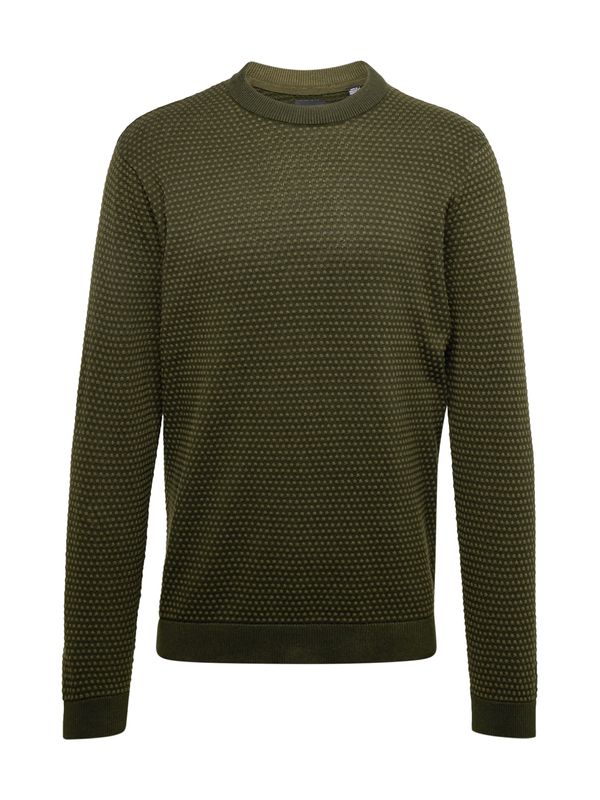Only & Sons Only & Sons Pulover 'TAPA'  kaki / tamno zelena