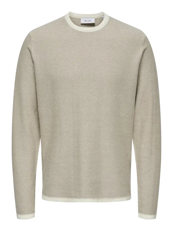 Only & Sons Only & Sons Pulover 'Timmy'  bež siva
