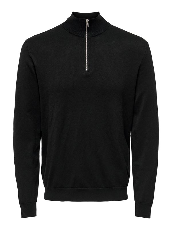 Only & Sons Only & Sons Pulover 'Wyler'  crna